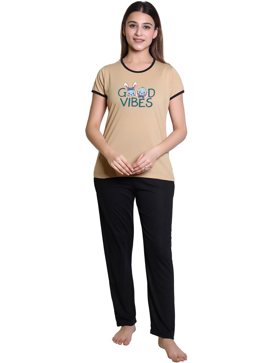 AZF Women Printed Night suit-picture-48