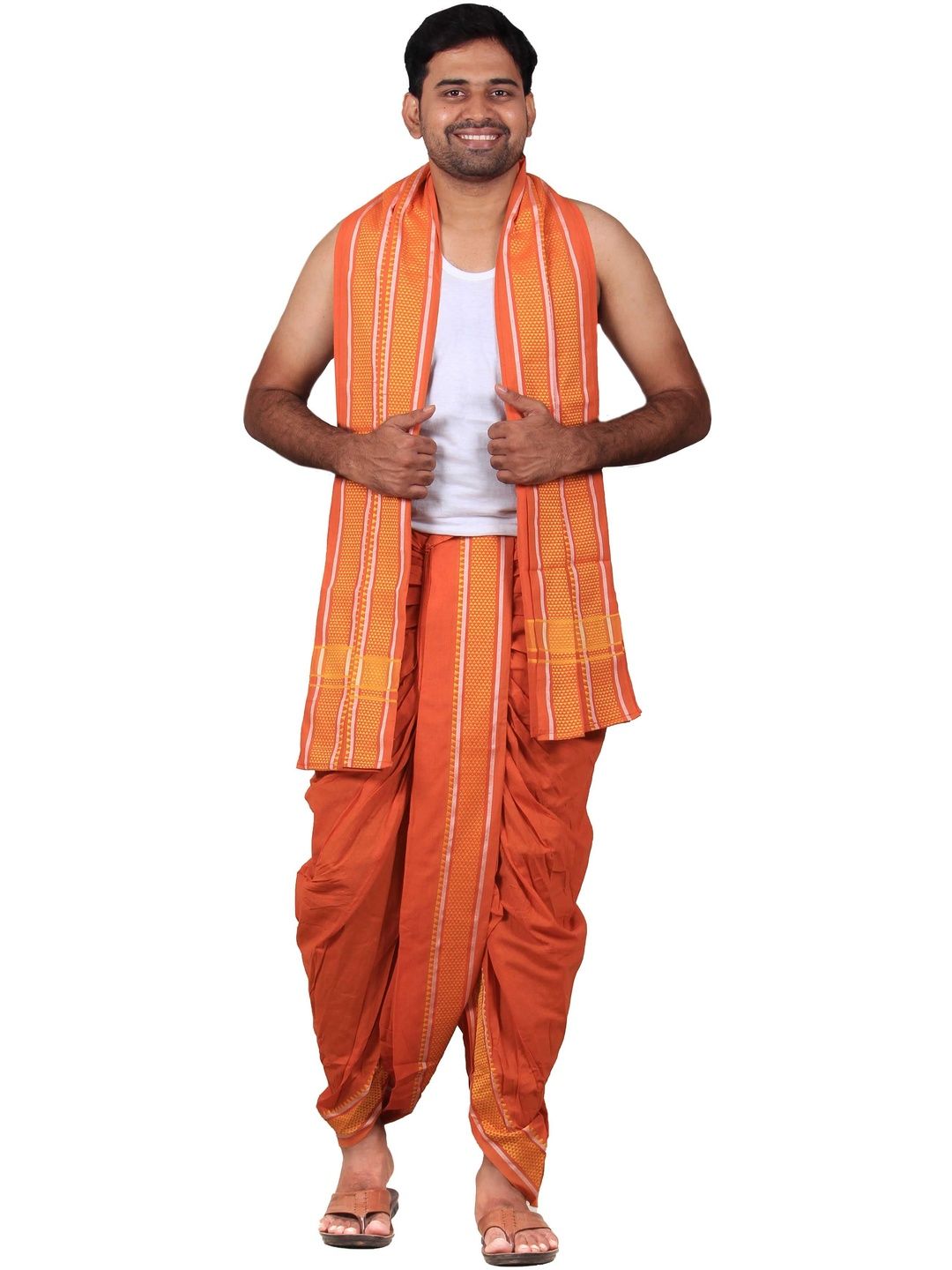 PRAKASAM COTTON Men Cotton Dhoti Dhotis-picture-36