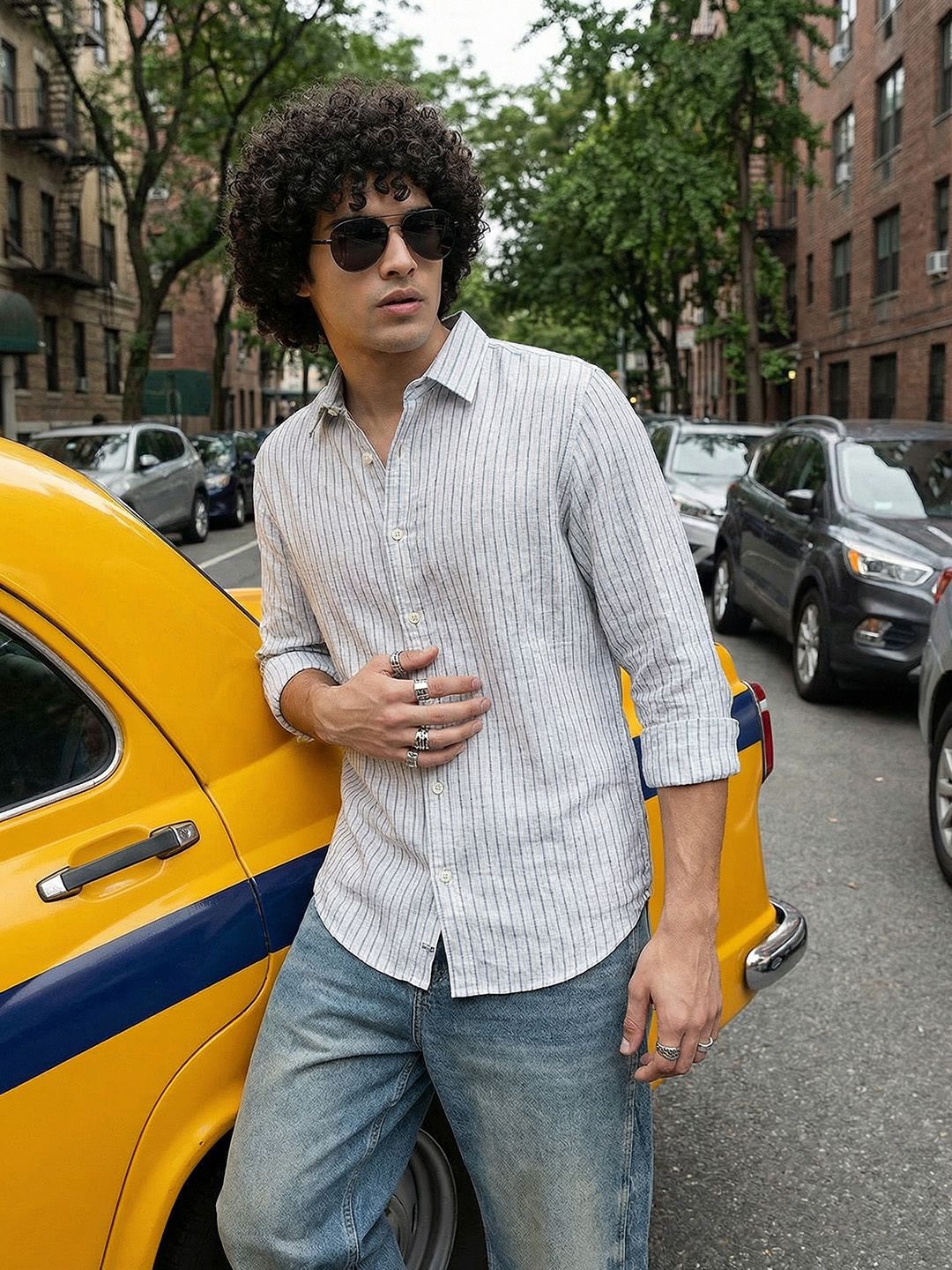 The Roadster Life Co. Vertical Striped Casual Shirt-picture-50