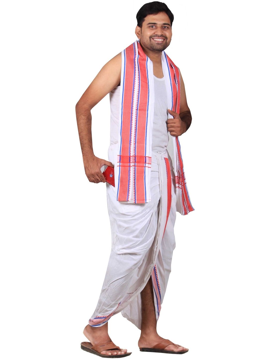PRAKASAM COTTON Men Cotton Dhoti Dhotis-picture-28