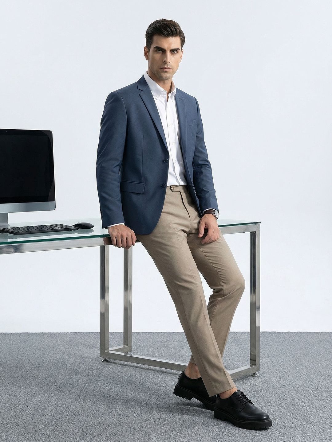 INVICTUS Single-Breasted Formal Blazer-picture-12