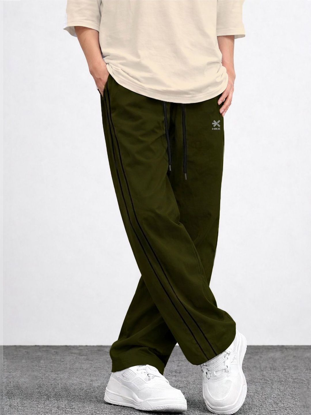 HRX by Hrithik Roshan Men Regular Fit Training Track Pants-image-17