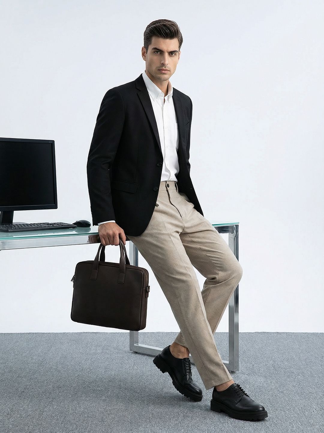 INVICTUS Single-Breasted Formal Blazer-picture-19