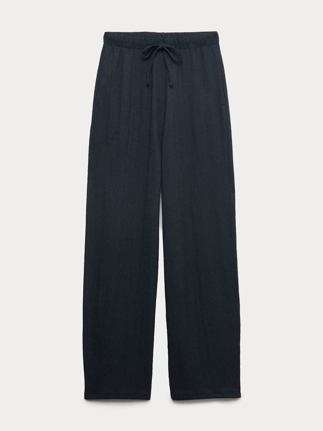 Marks & Spencer Textured Elasticated Waist Carrot Leg Trousers-picture-47