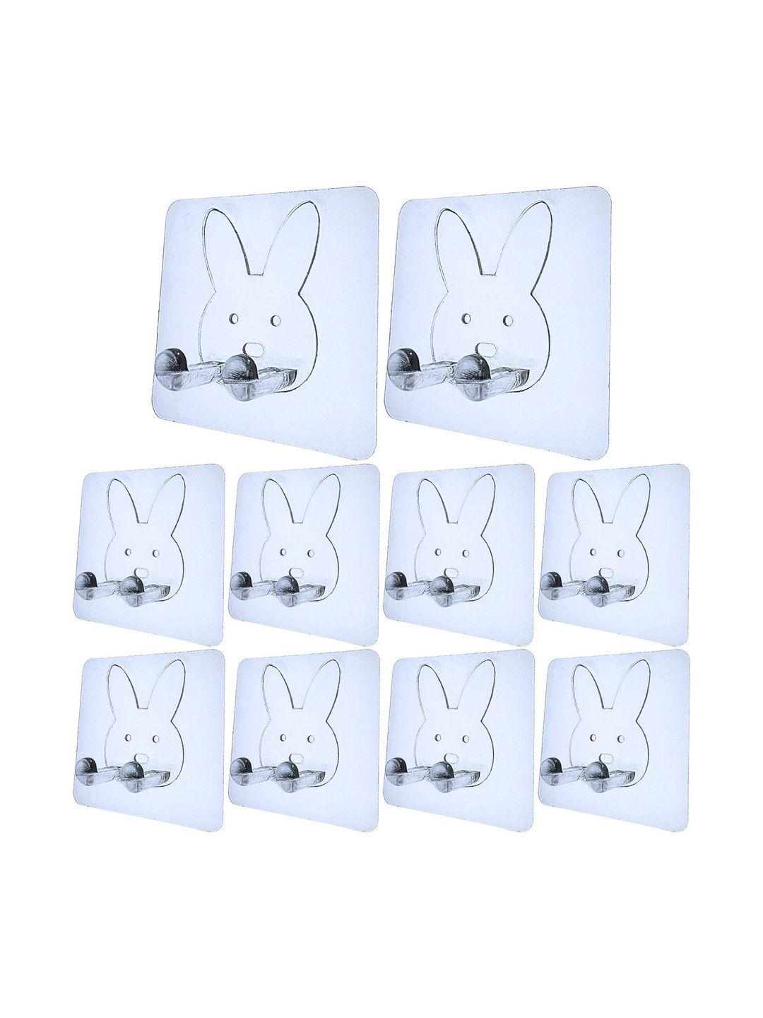 BESTZONE RETAIL MALL 10-Pc Transparent Self Adhesive Power Plug Socket Mobile Holder Hooks-image-29