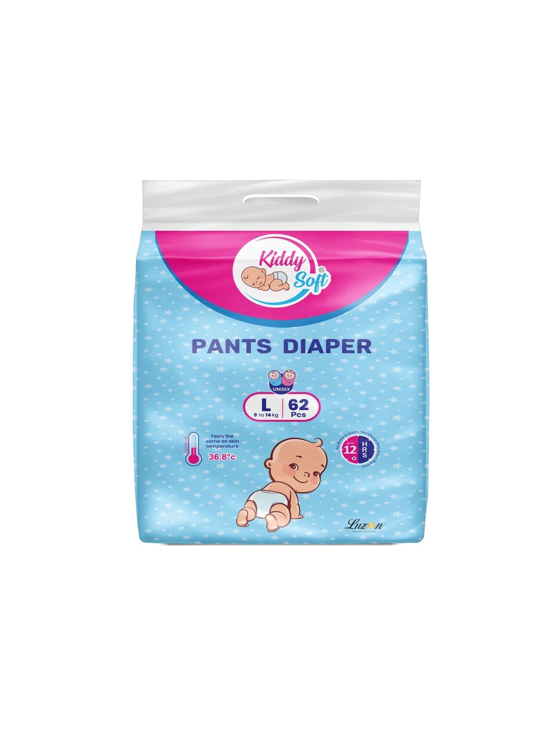KiddySoft Breathable Pull-Up Diapers - 62-Pcs - L-picture-56