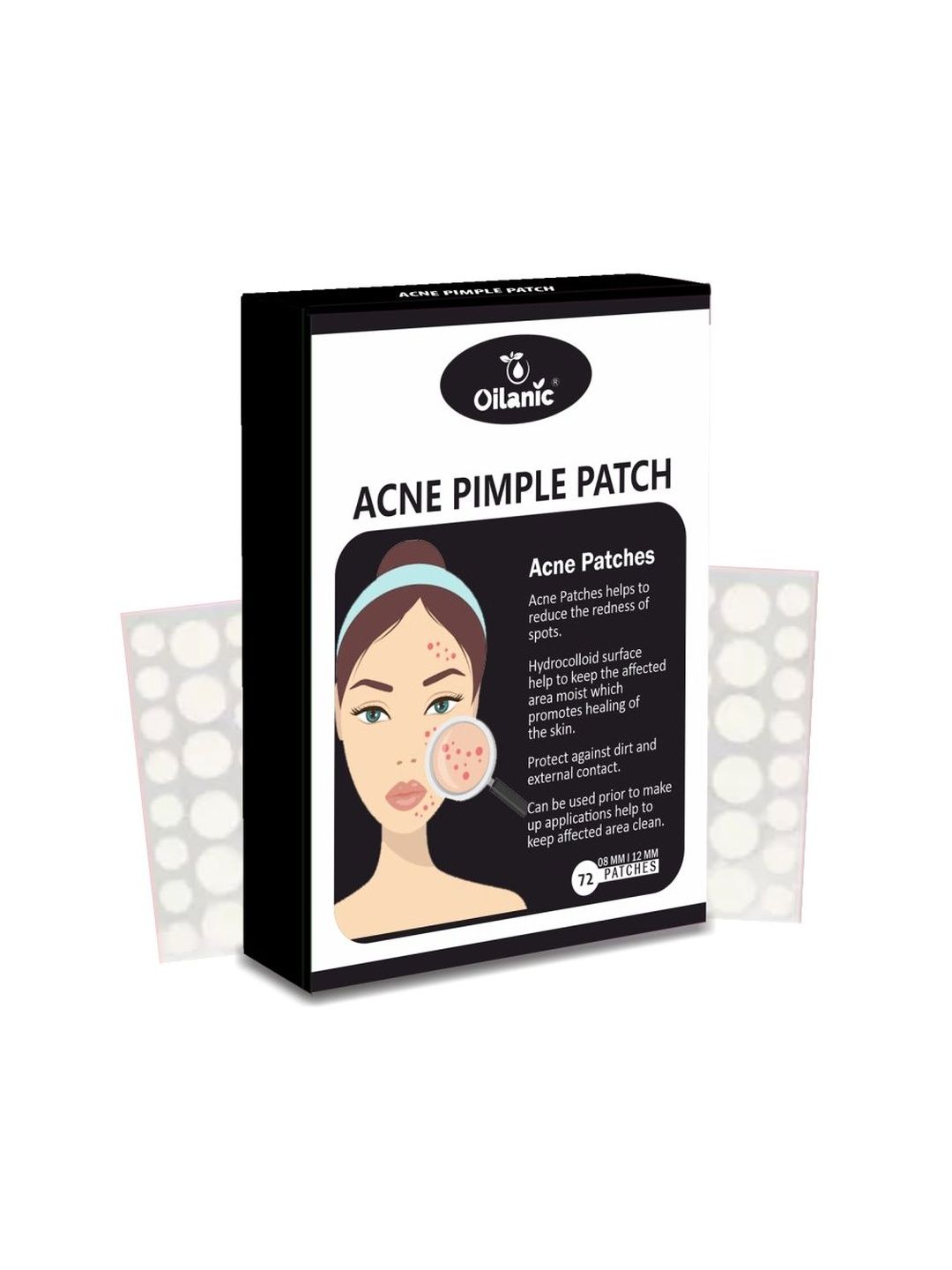 Oilanic Ultra Thin Invisible Acne Pimple Patches - 72 Patches-picture-41