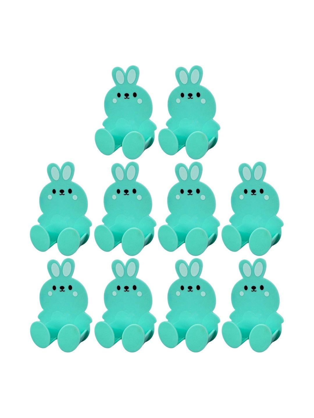BESTZONE RETAIL MALL 10-Pcs Green Self Adhesive Power Plug Socket Mobile Holder Hooks-image-33