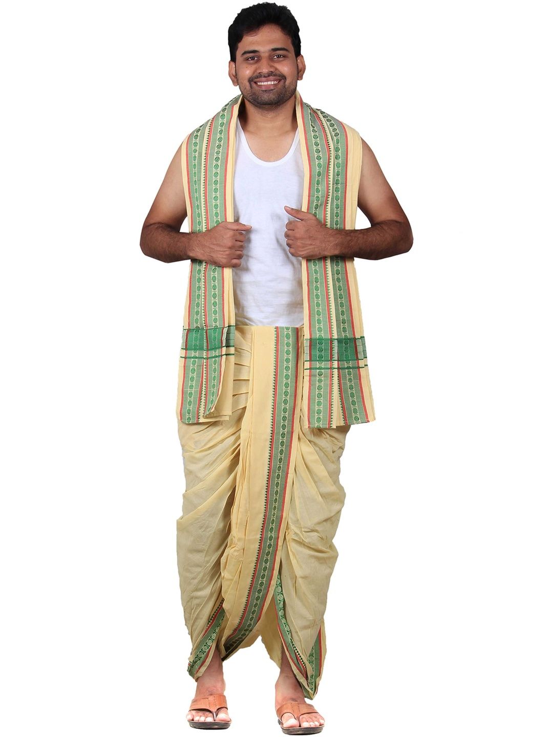 PRAKASAM COTTON Men Cotton Dhoti Dhotis-picture-23