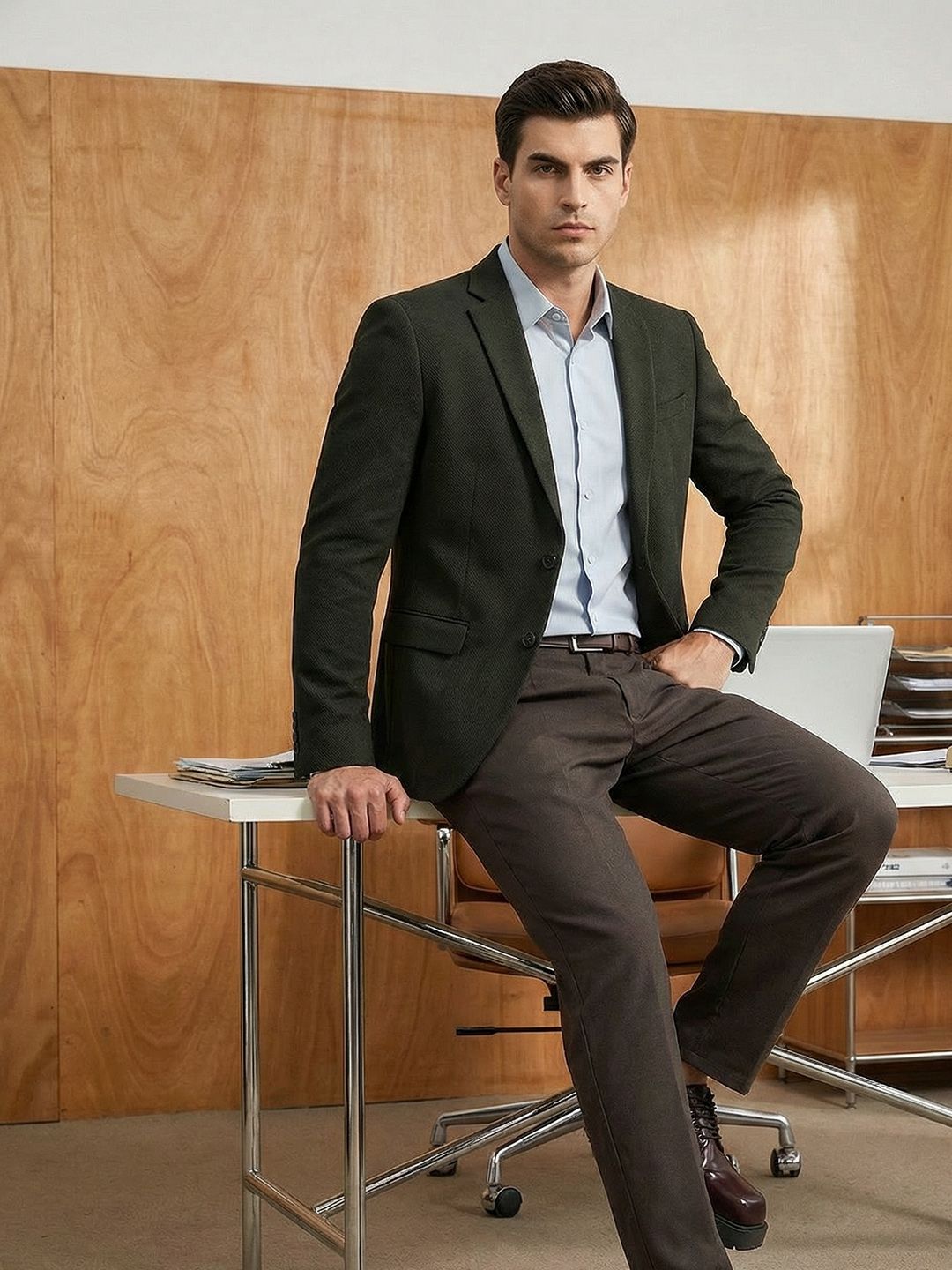 INVICTUS Single-Breasted Formal Blazer-picture-23