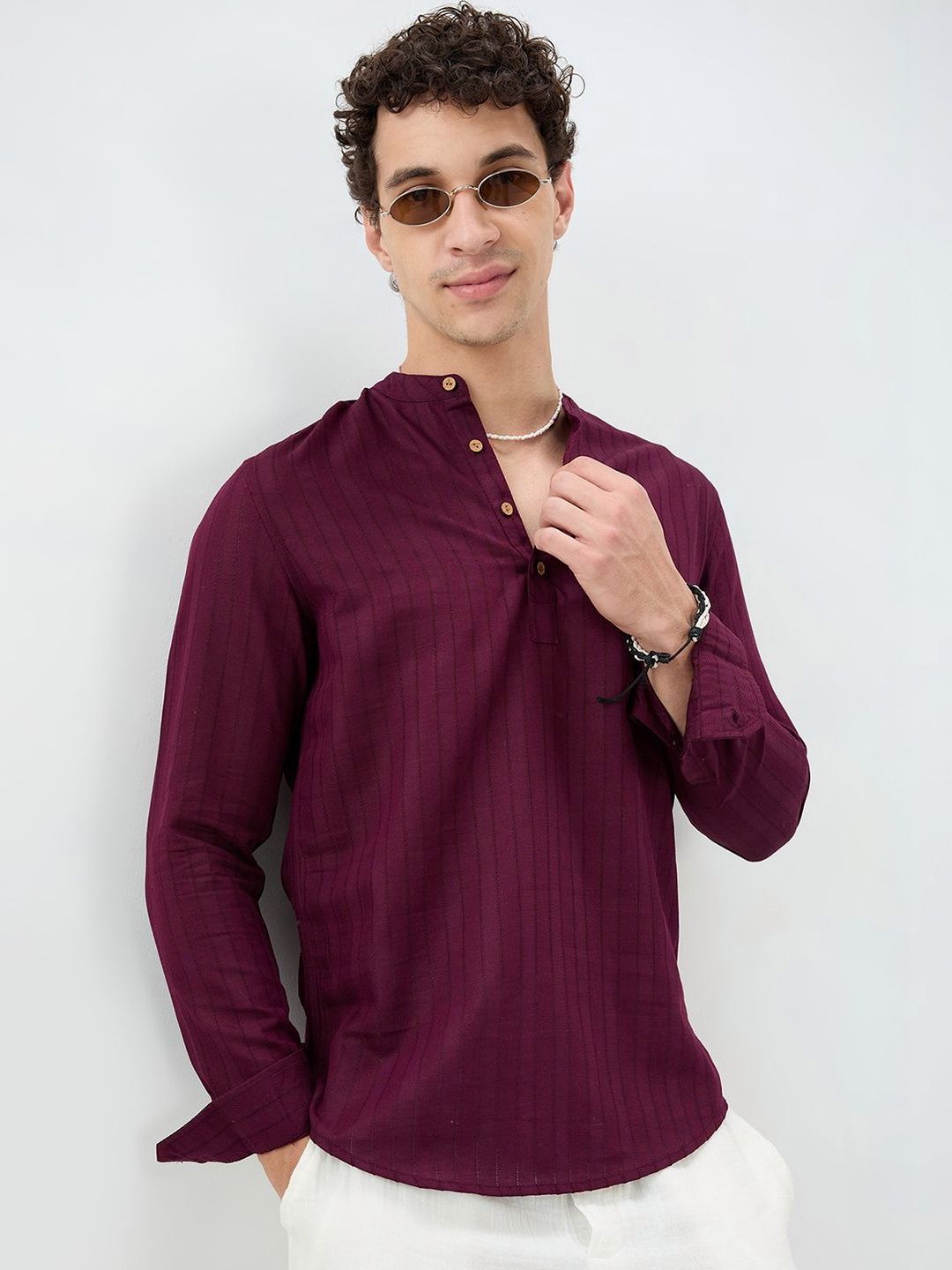 VASTRADO Men Striped Kurta-picture-57
