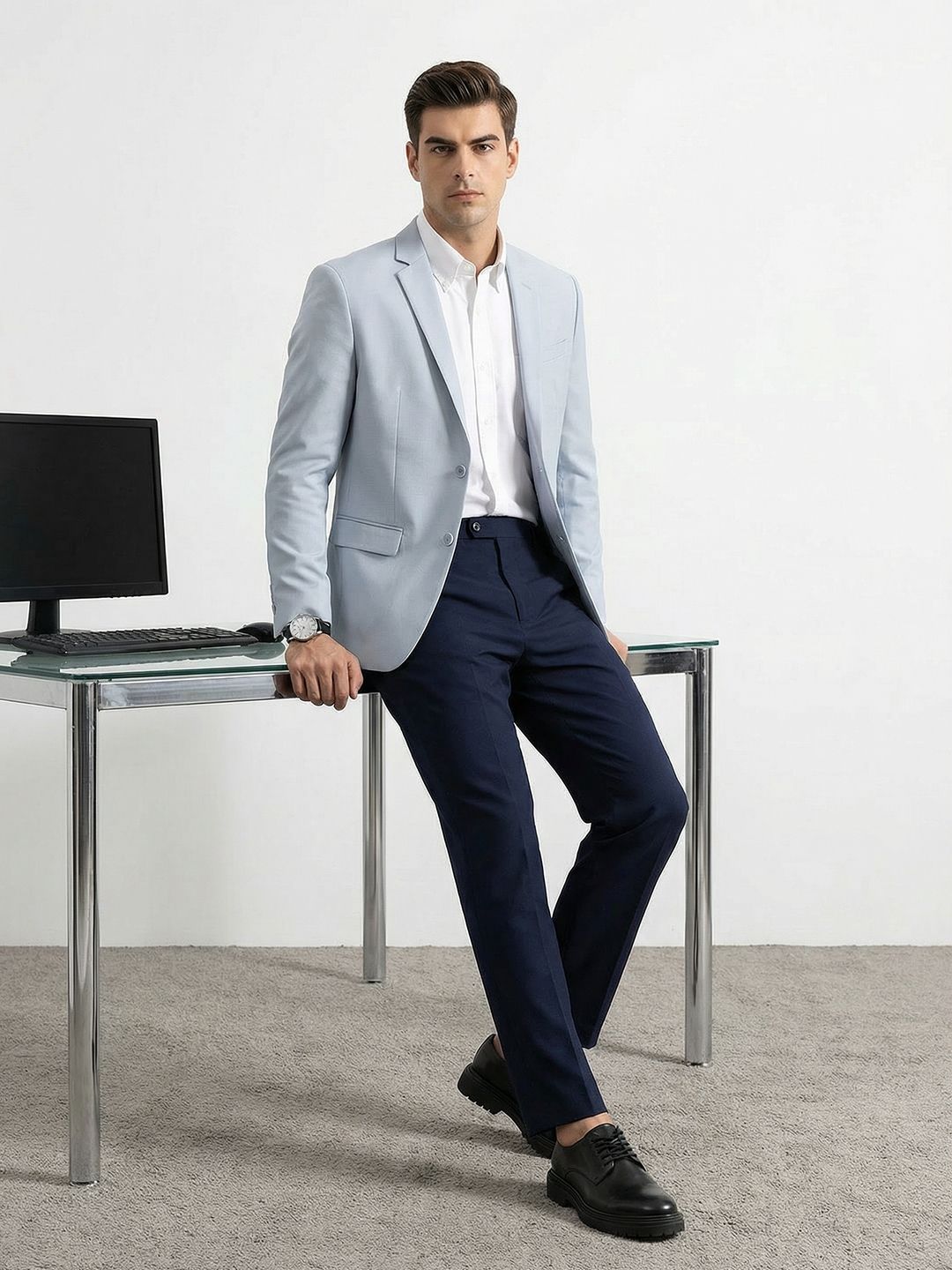 INVICTUS Single-Breasted Formal Blazer-picture-35