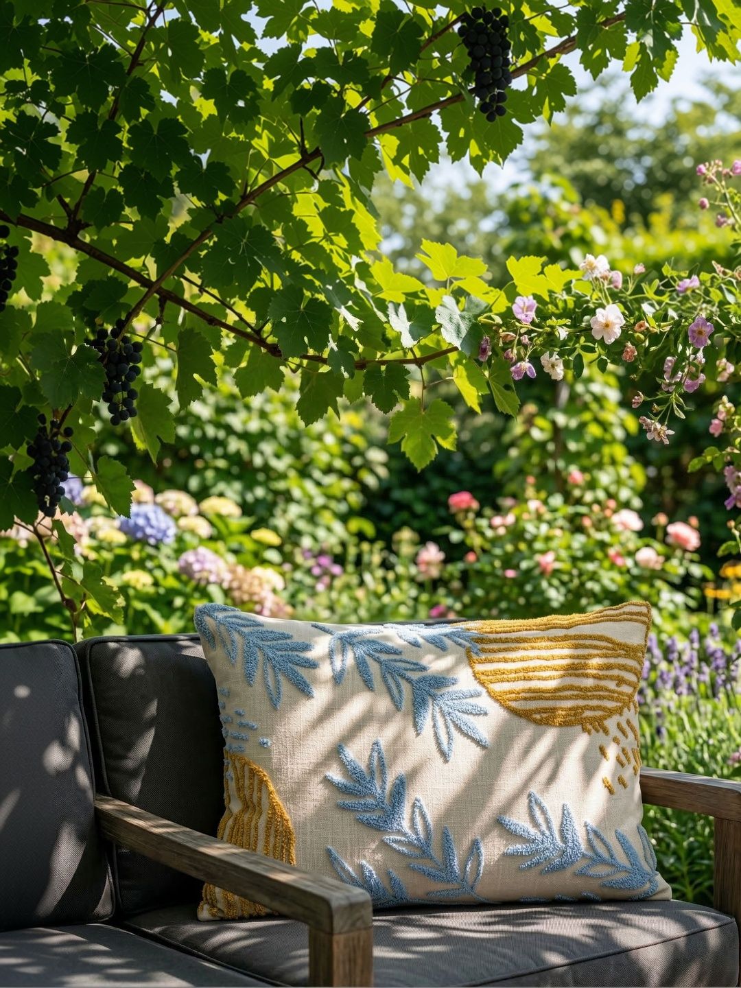 Myntra Elegant Homes Multicoloured Rectangle Cushion Covers-image-40