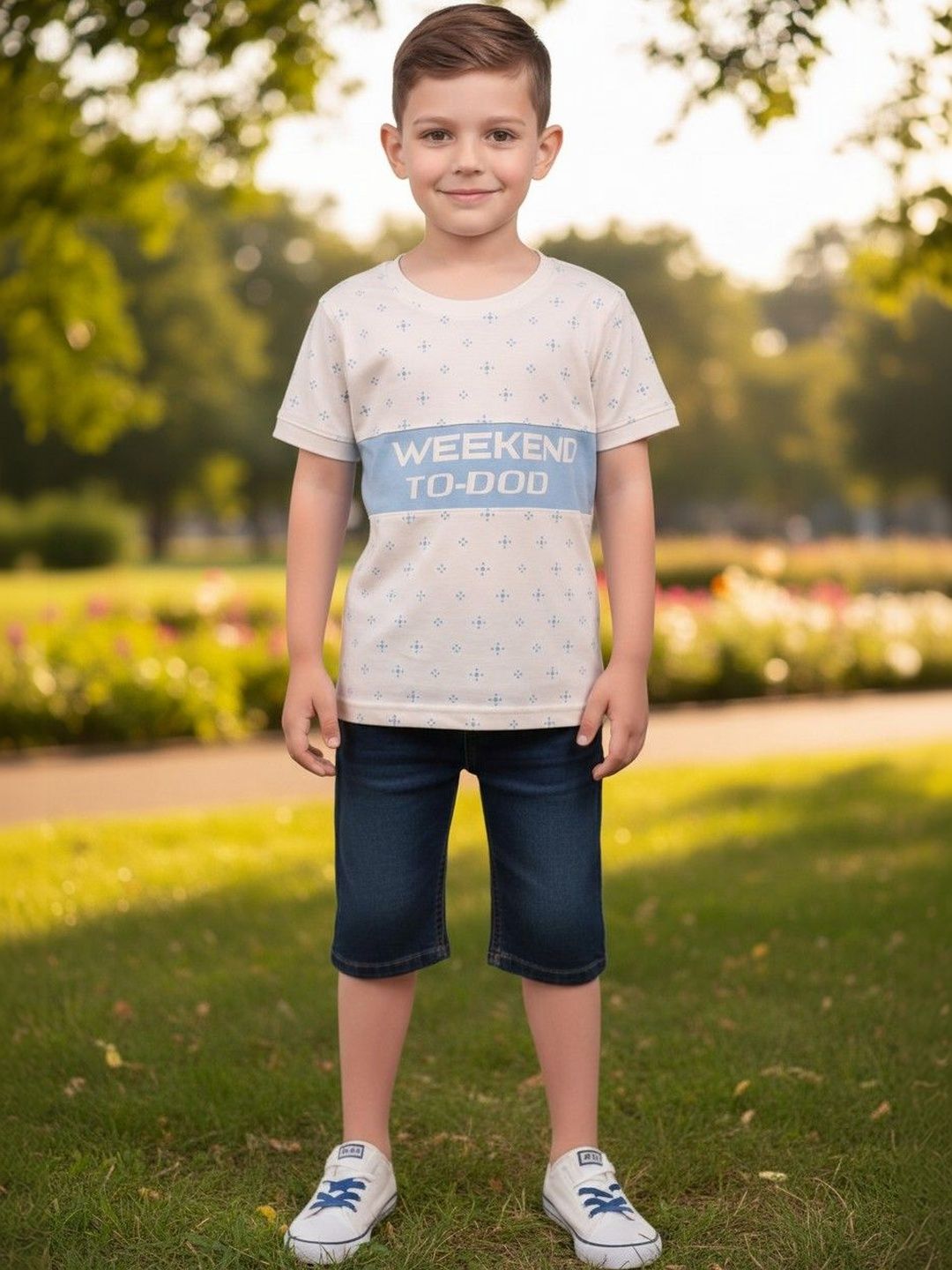 FABROYZ Boys Biker Printed Henley Neck Pure Cotton Pockets T-shirt-picture-19