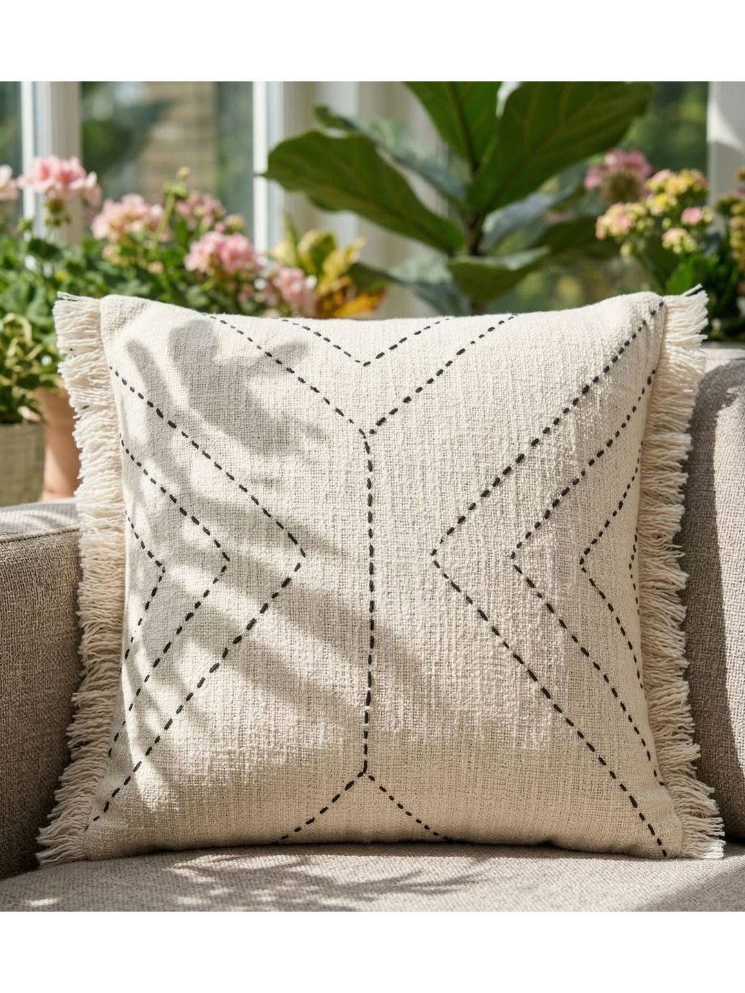 Myntra Elegant Homes Multicoloured Square Cushion Covers-picture-35