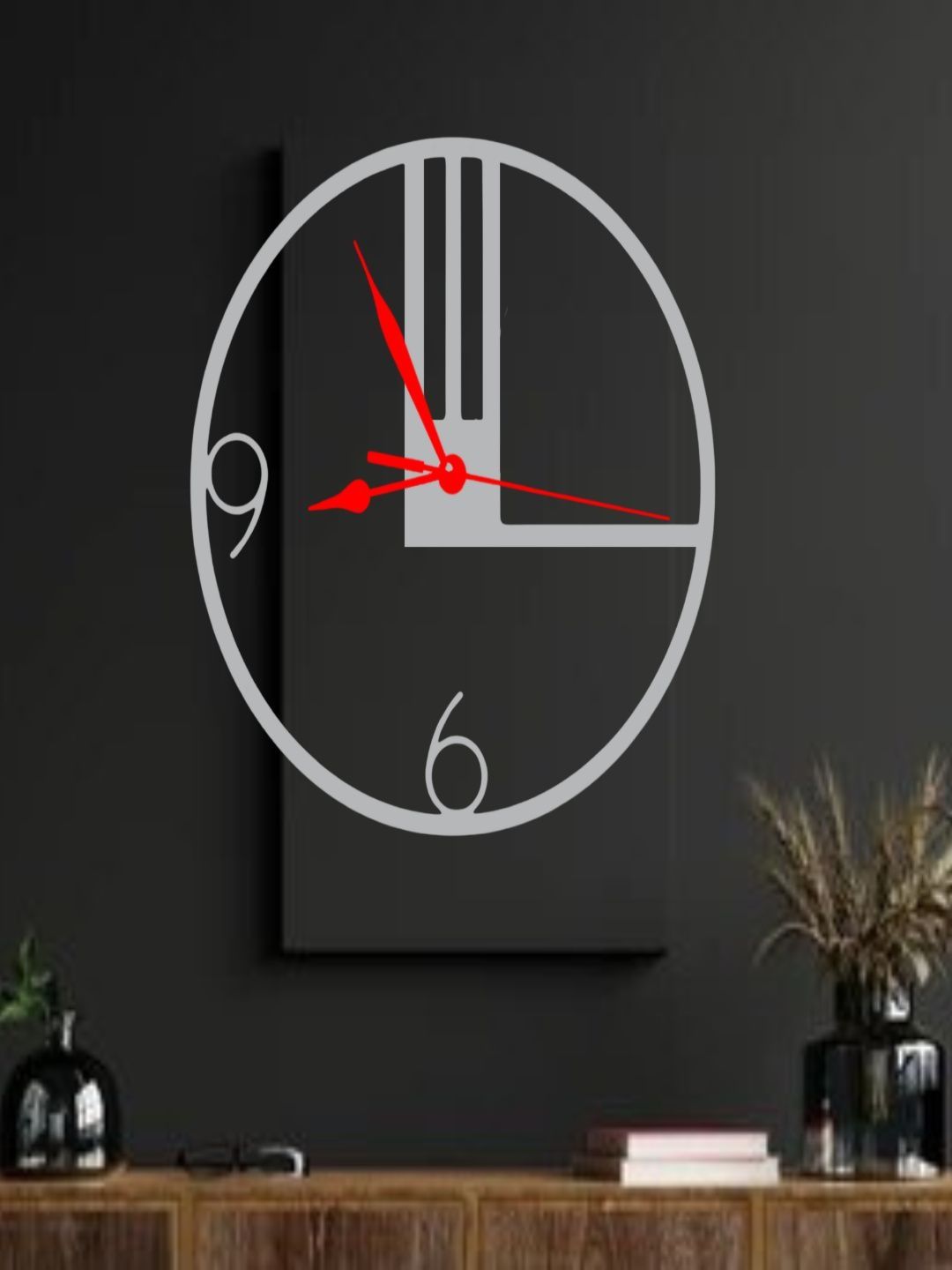 VENTUOS Grey Wall Clock-image-10