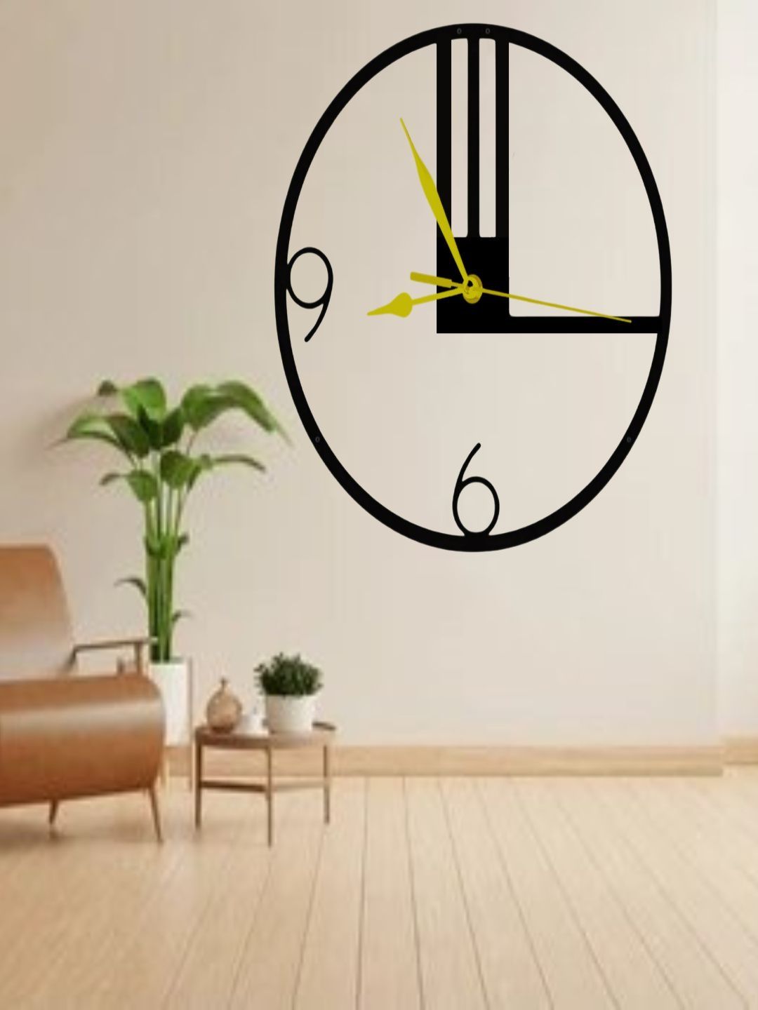 VENTUOS Black Wall Clock-image-0
