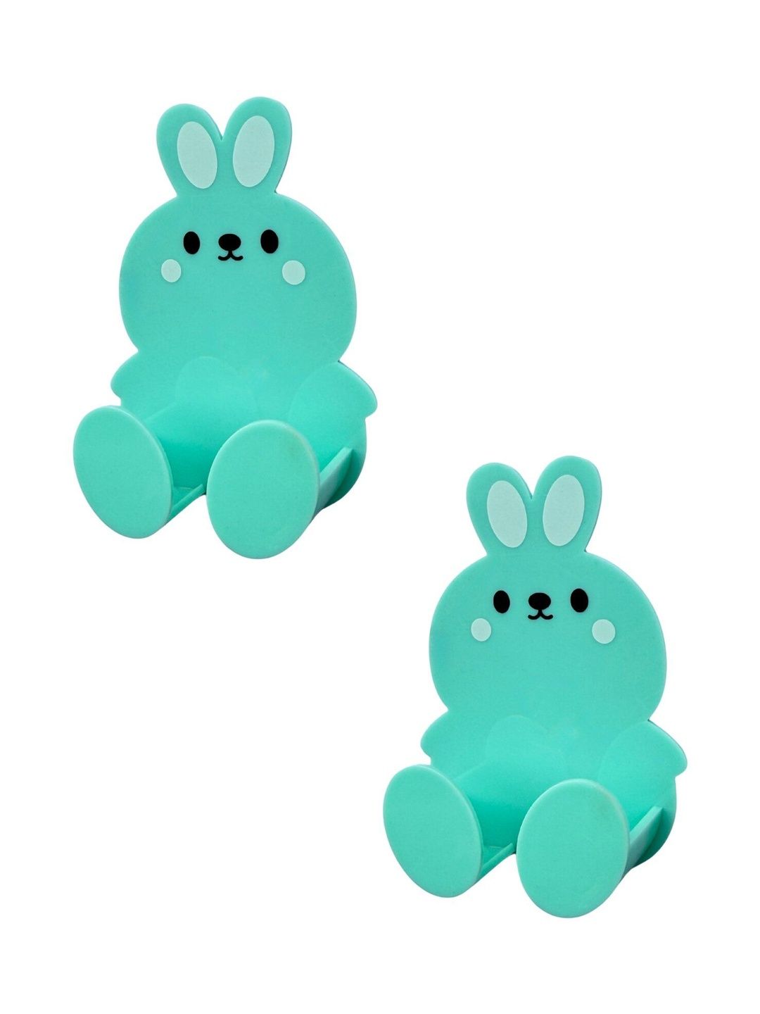 BESTZONE RETAIL MALL 2-Pcs Green Self Adhesive Power Plug Socket Mobile Holder Hooks-picture-48