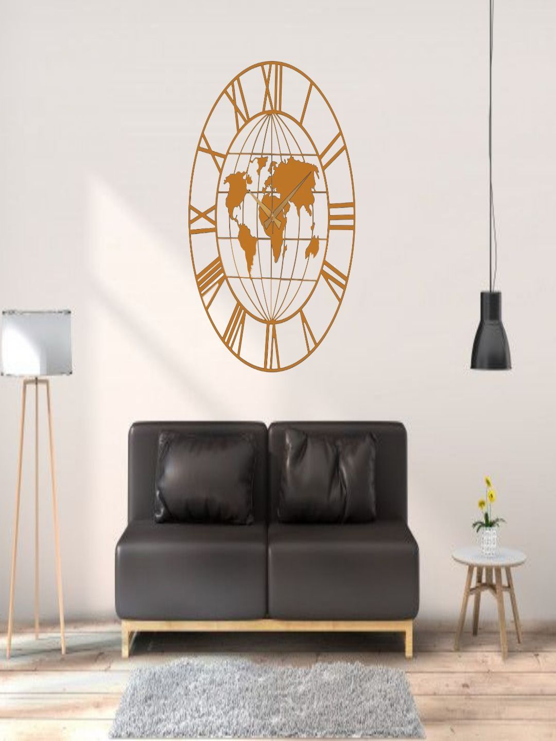 VENTUOS Orange Wall Clock-picture-10