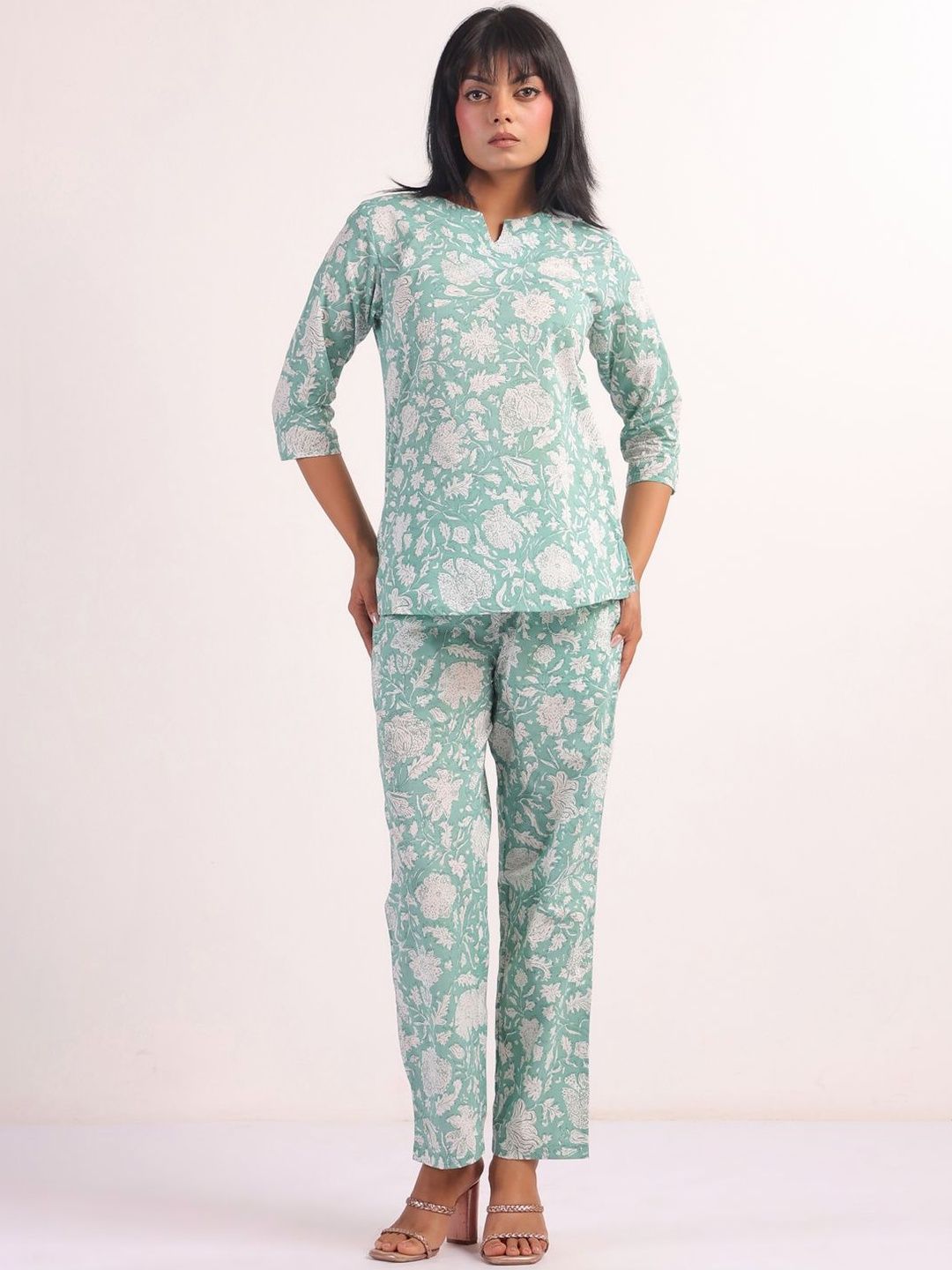 SANSKRUTIHOMES Women Printed Night suit-picture-16