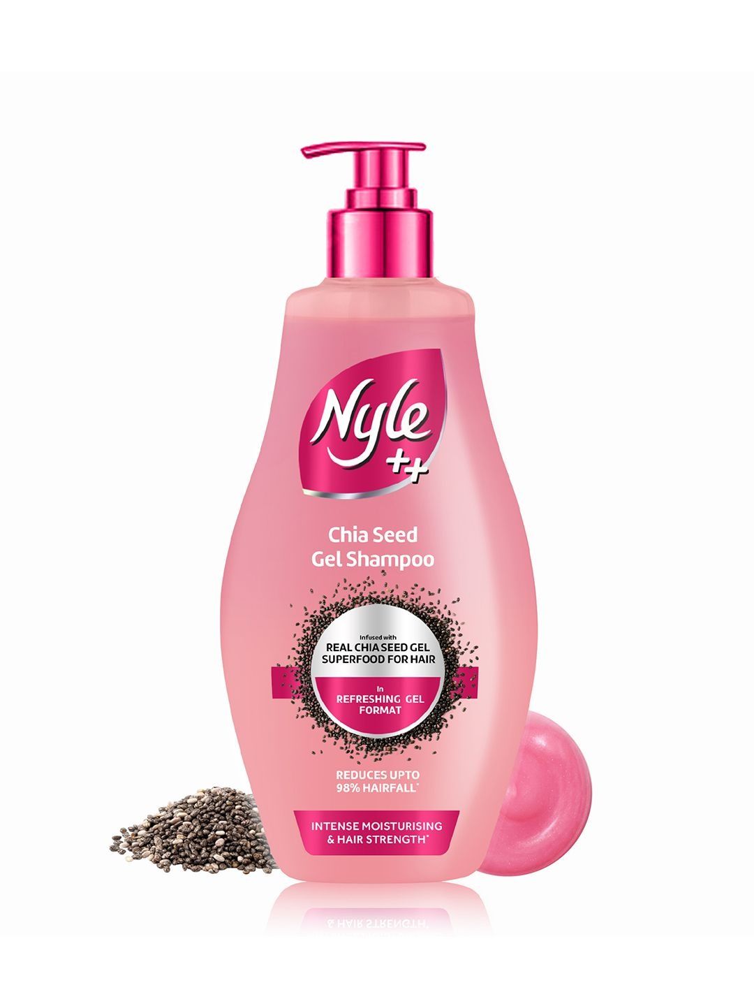 Nyle Naturals Chia Seed Gel Shampoo for Hair Fall Control - 650 ml-image-1