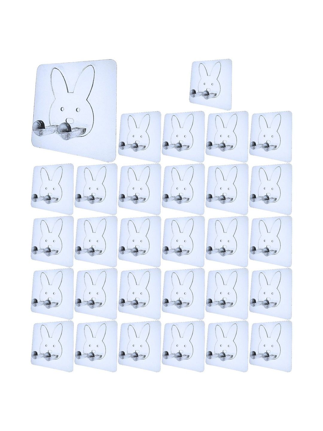 BESTZONE RETAIL MALL 30-Pc Transparent Self Adhesive Power Plug Socket Mobile Holder Hooks-image-32