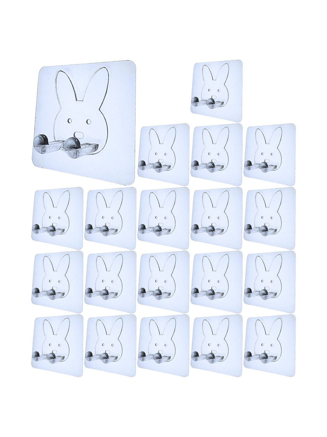 BESTZONE RETAIL MALL 20-Pc Transparent Self Adhesive Power Plug Socket Mobile Holder Hooks-image-31