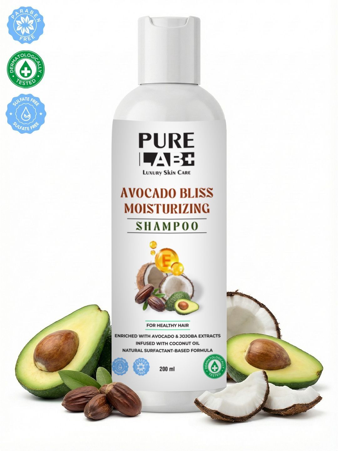 Pure Lab+ Avocado Bliss Moisturizing Shampoo - 200 ml-image-12