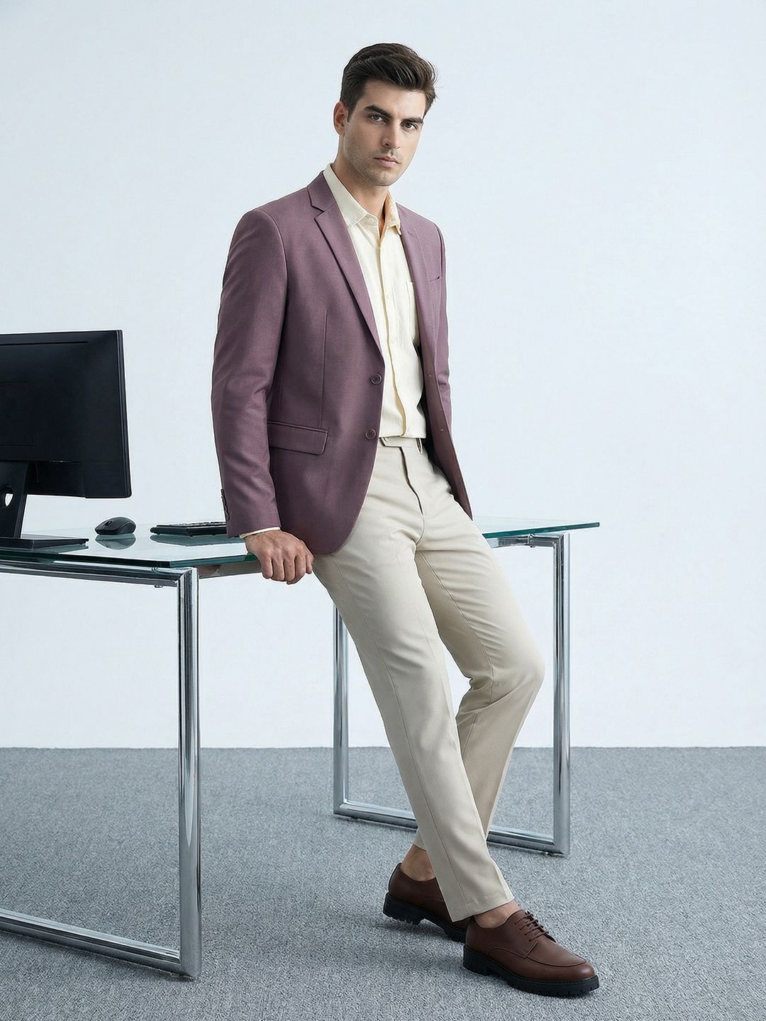 INVICTUS Single-Breasted Formal Blazer-picture-46