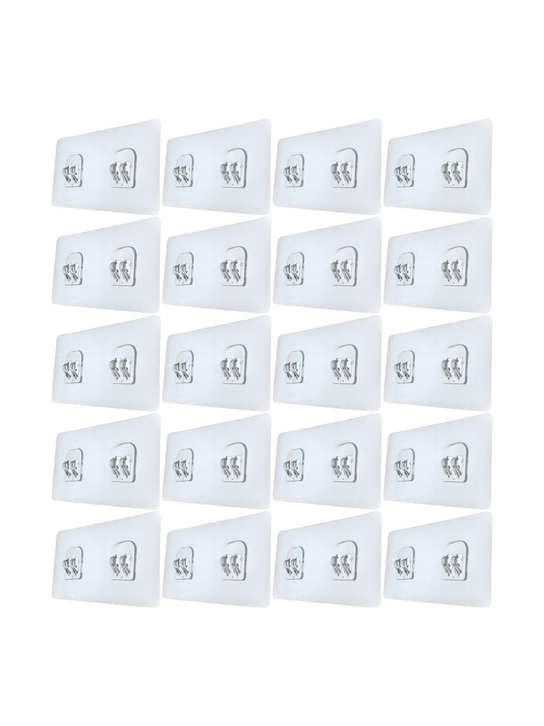 BESTZONE RETAIL MALL 20-Pcs Transparent Self Adhesive Wall Hooks-picture-11