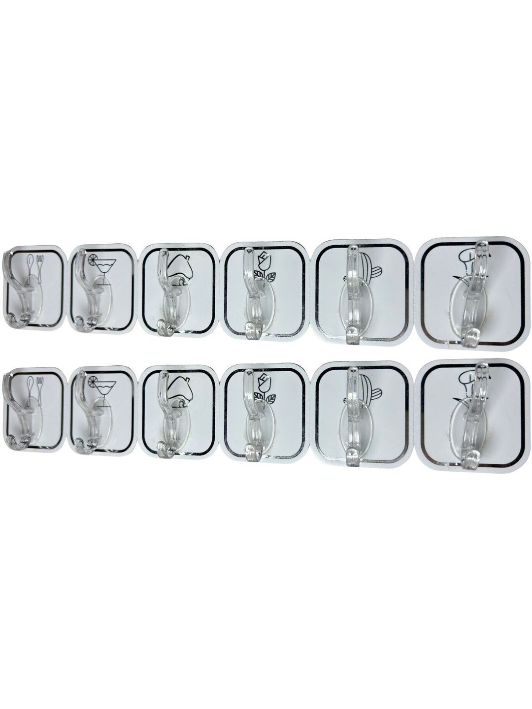 BESTZONE RETAIL MALL 2-Pcs White Hanger Holder Hooks-picture-47