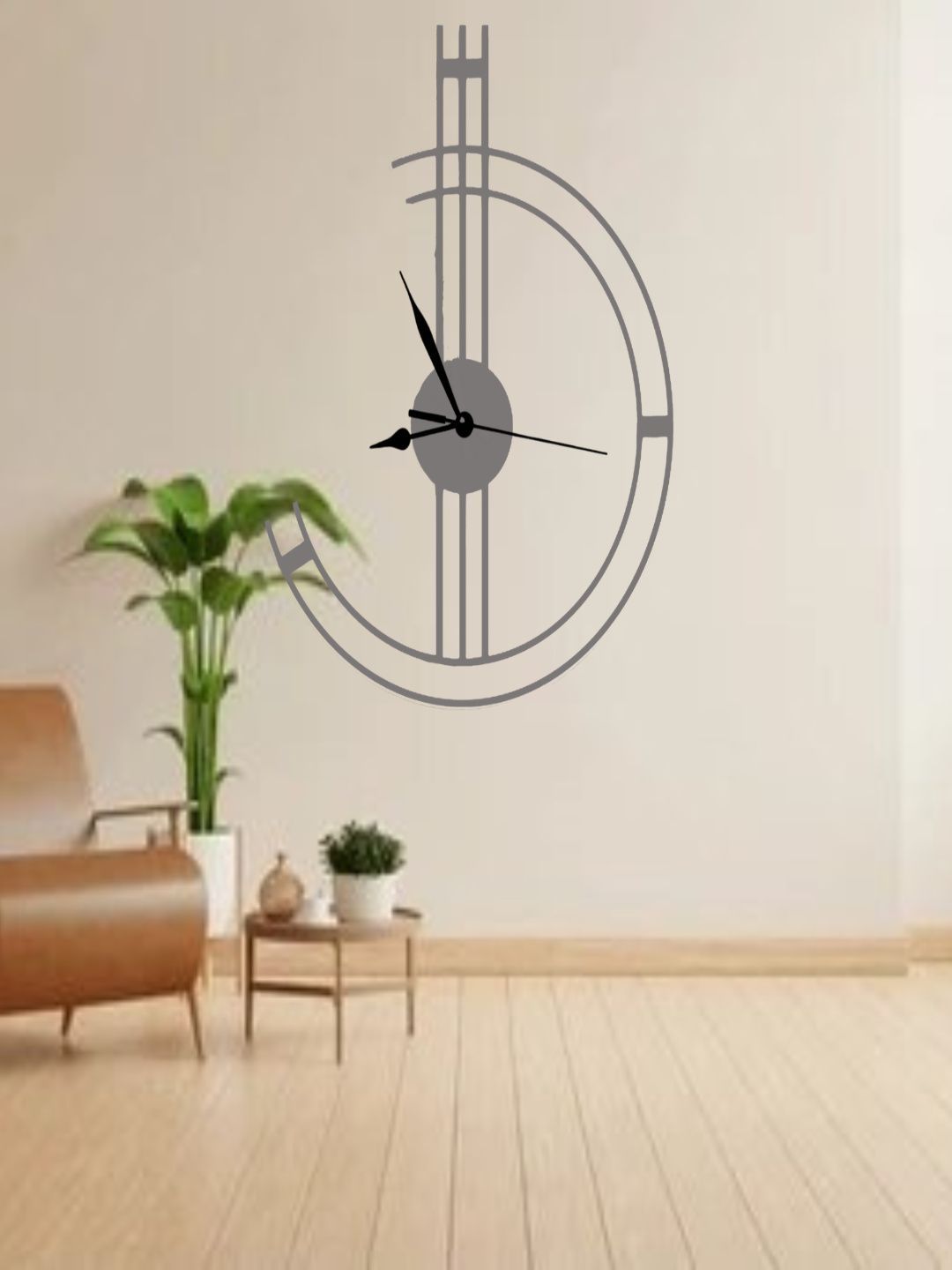 VENTUOS Grey Wall Clock-image-41