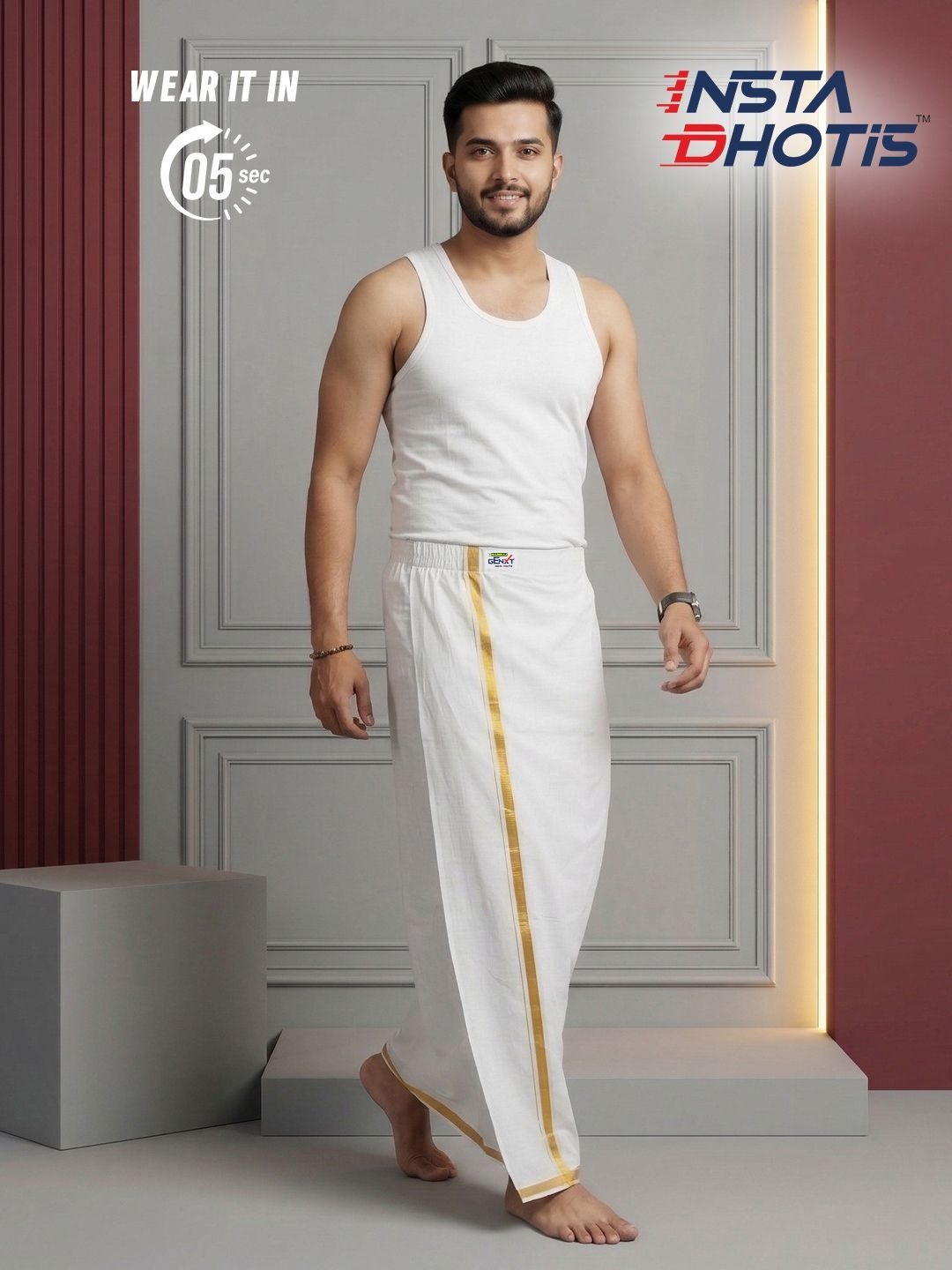 Ramraj Men Cotton Dhoti Dhotis-picture-29