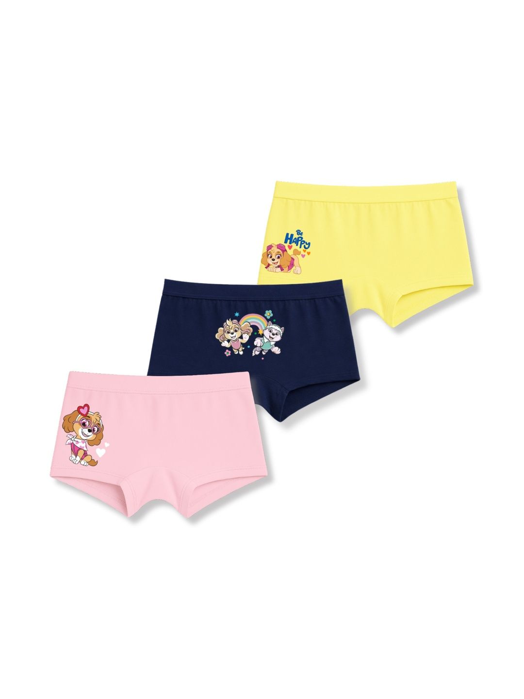 Button Bear Girls Pack of 3 Printed Cotton Basic Briefs-picture-48