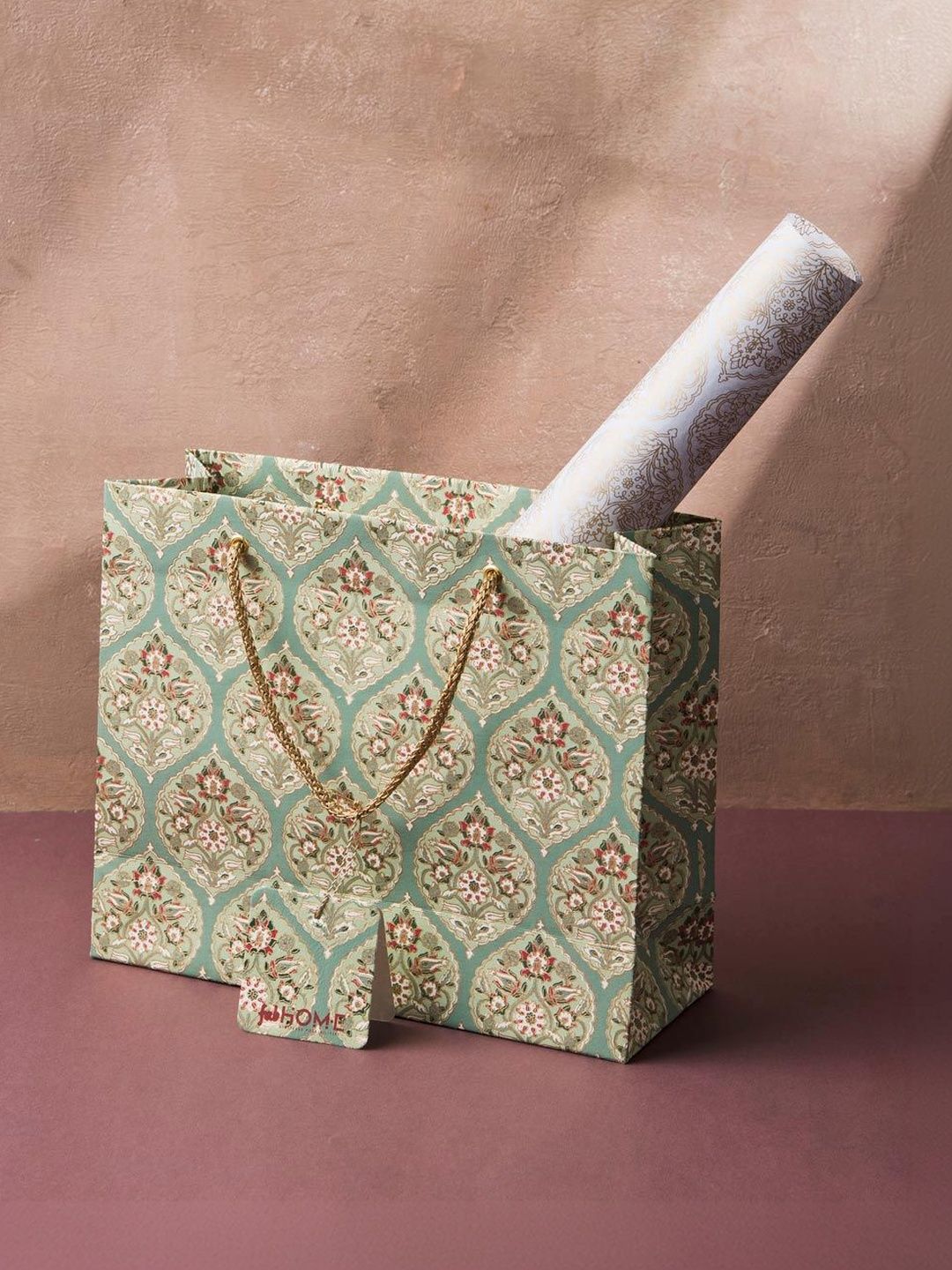 Fabindia Gulnaz Printed Paper Gift Bag-picture-36