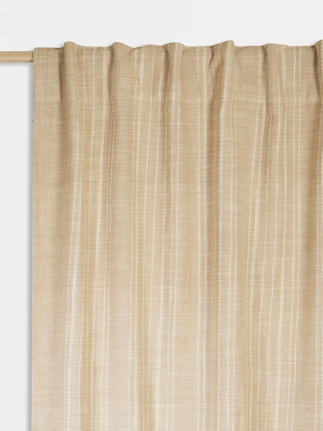 Fabindia Beige Rehmira Woven Cotton Curtain-image-18