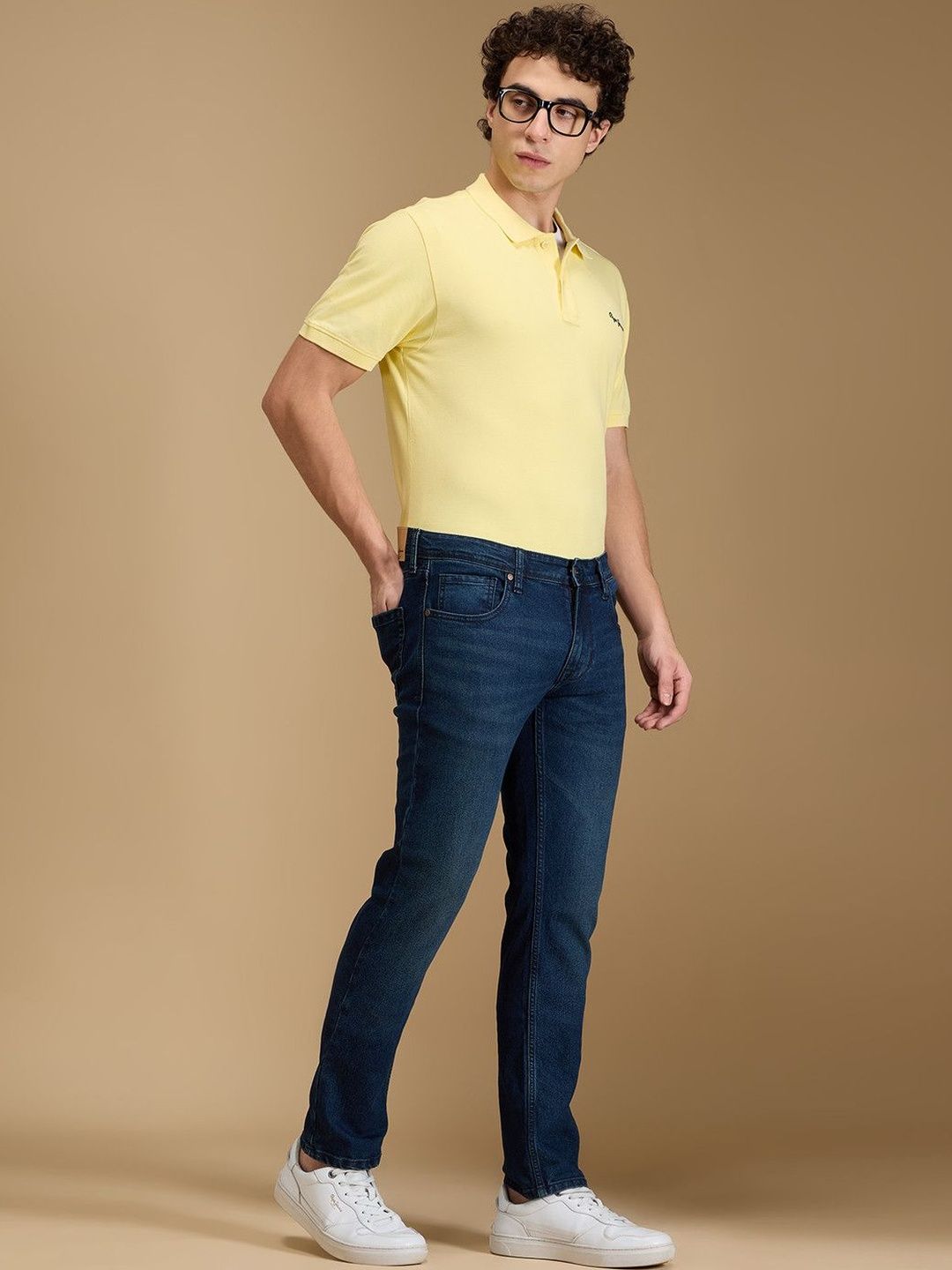 Pepe Jeans Men Slim Fit Mid-Rise Light Fade Stretchable Jeans-picture-43