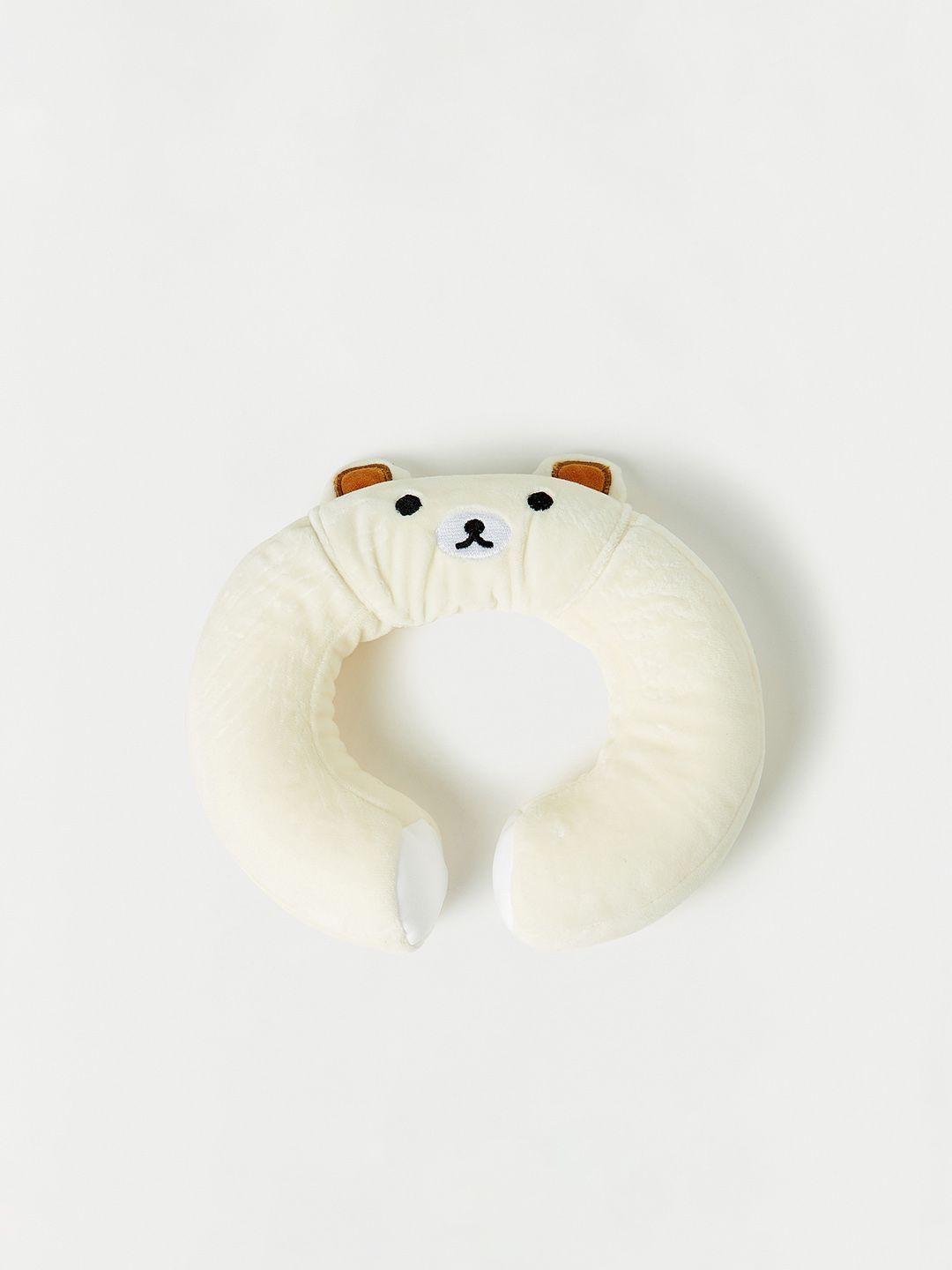 Juniors by Babyshop Beige Cotton Filled Polyester Travel Pillow-picture-0