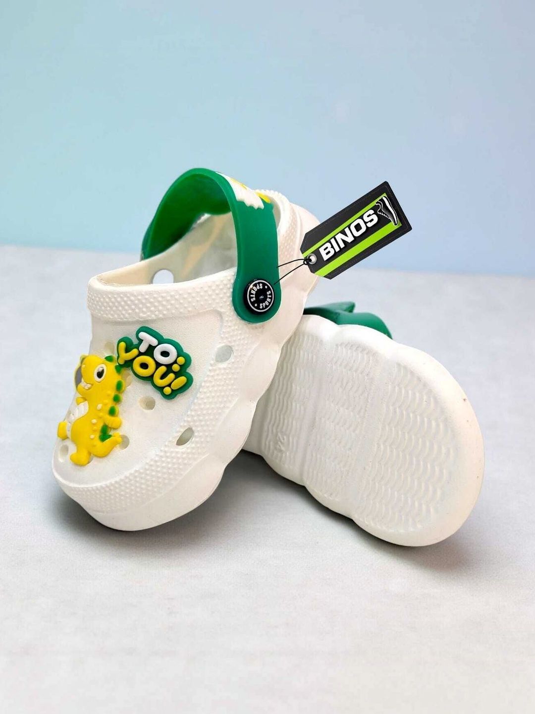 Binos Unisex Kids PU Clogs Sandals
