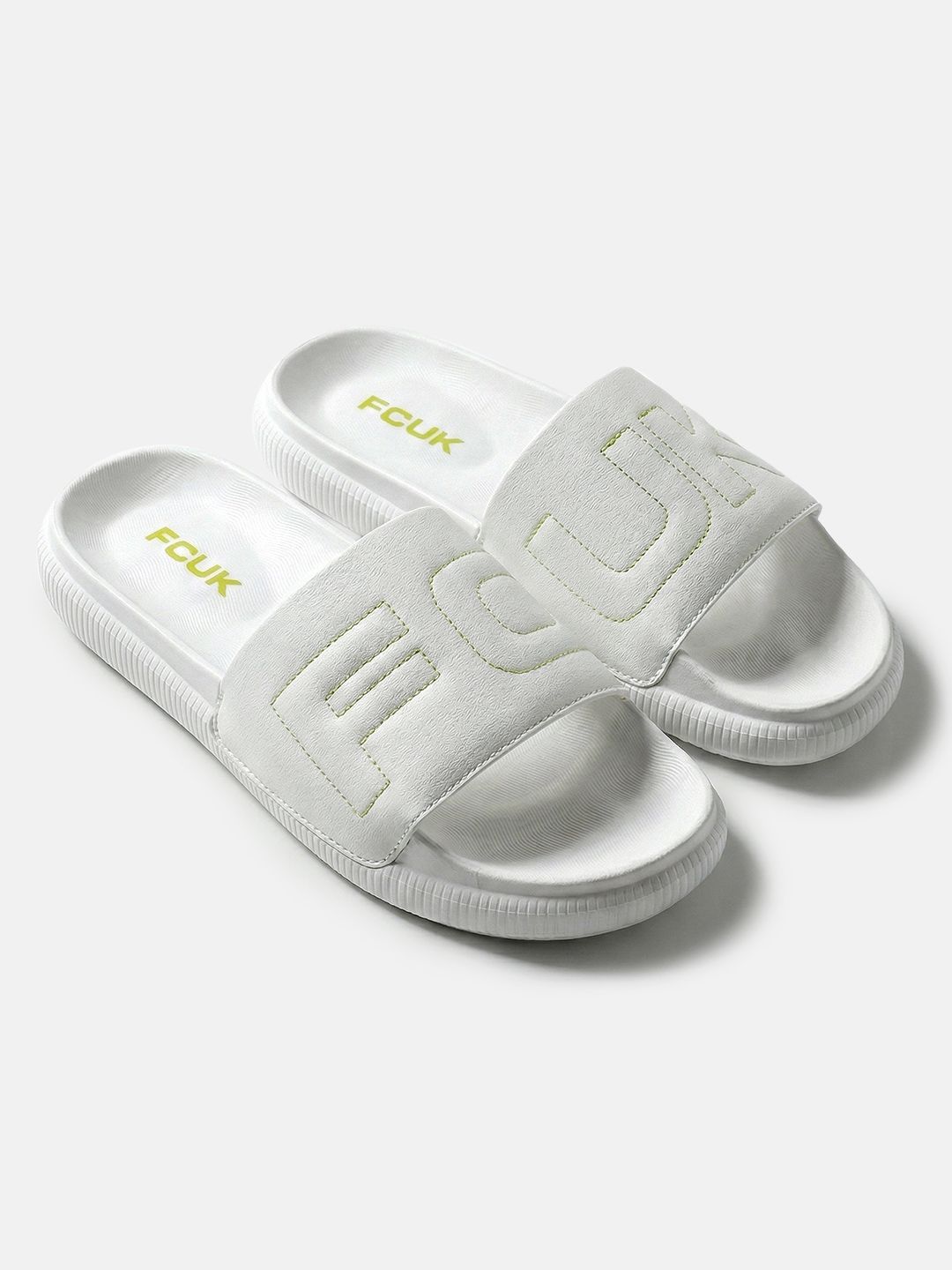 FCUK Men Self Design Sliders-picture-40