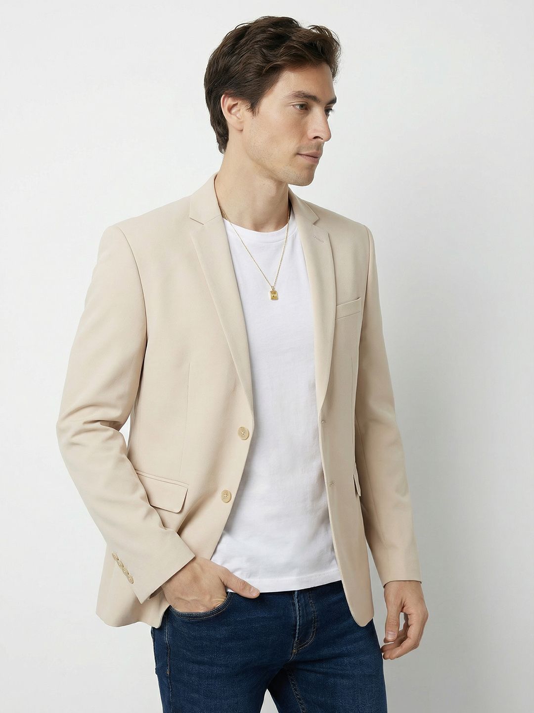 Mast & Harbour Single Breasted Casual Blazers-picture-19