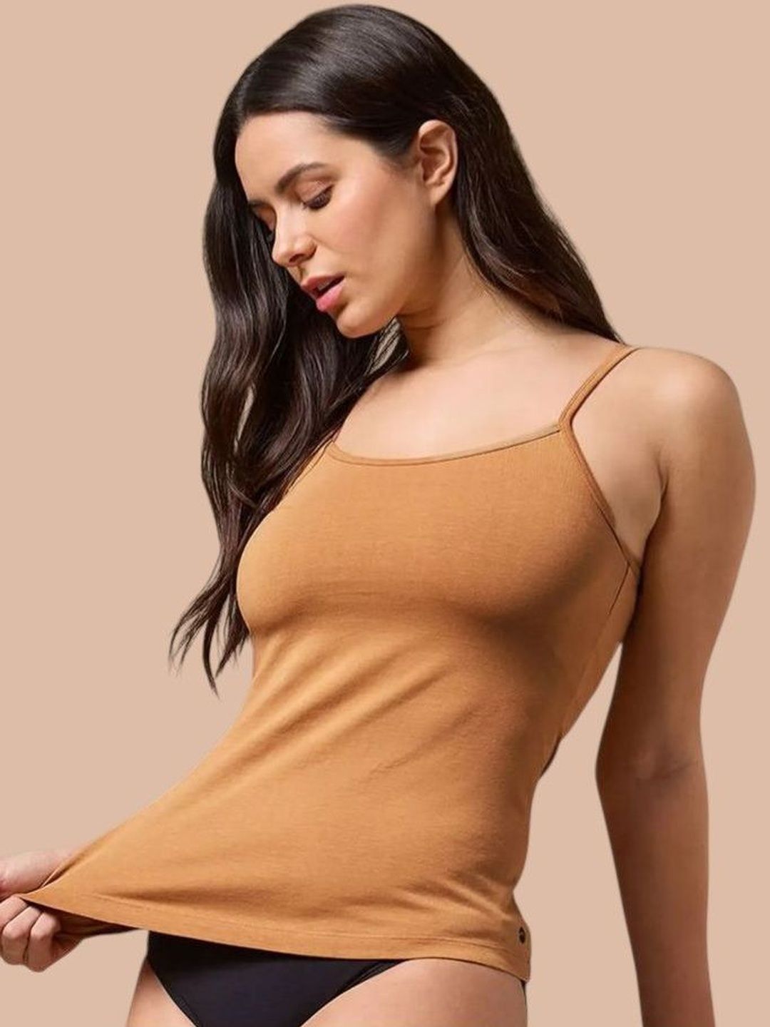 HERE&NOW Round Neck Non Padded Camisole-picture-51