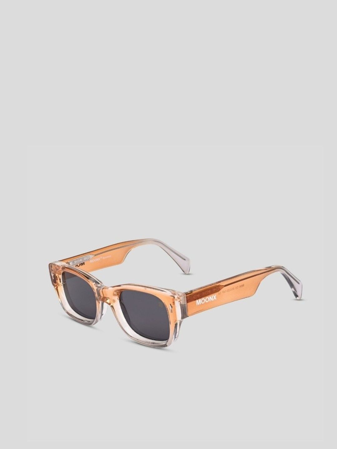 MoonX Unisex Black Lens & Orange Rectangle Sunglasses with UV Protected Lens-picture-34