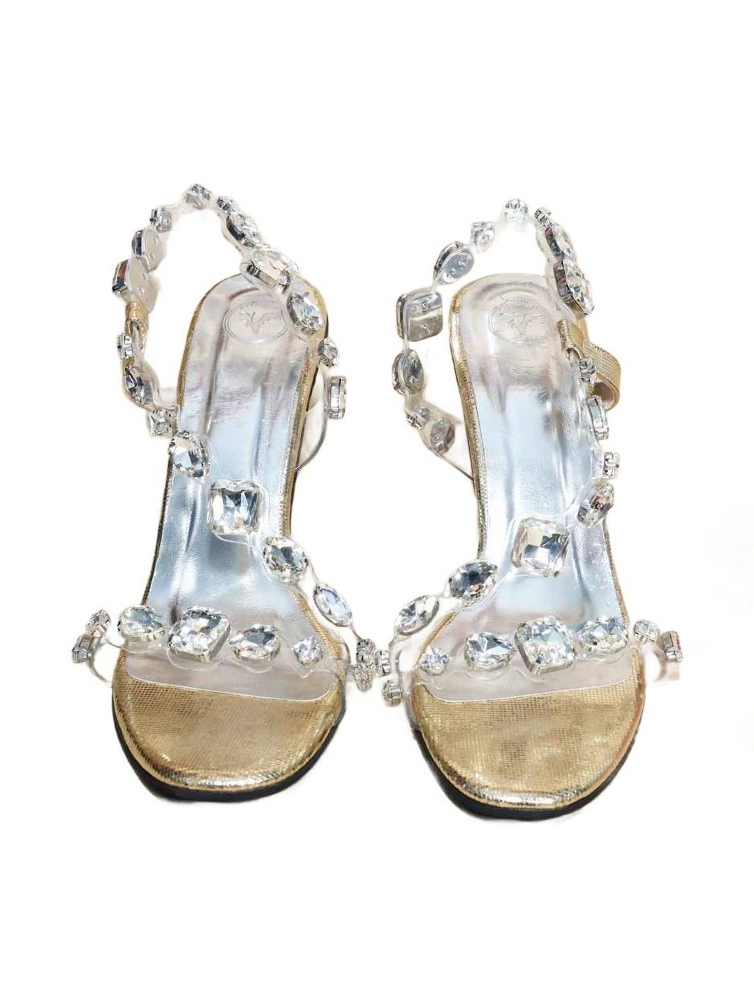 Sana K Luxurious Footwear Party Slim Heeled Sandals-picture-26