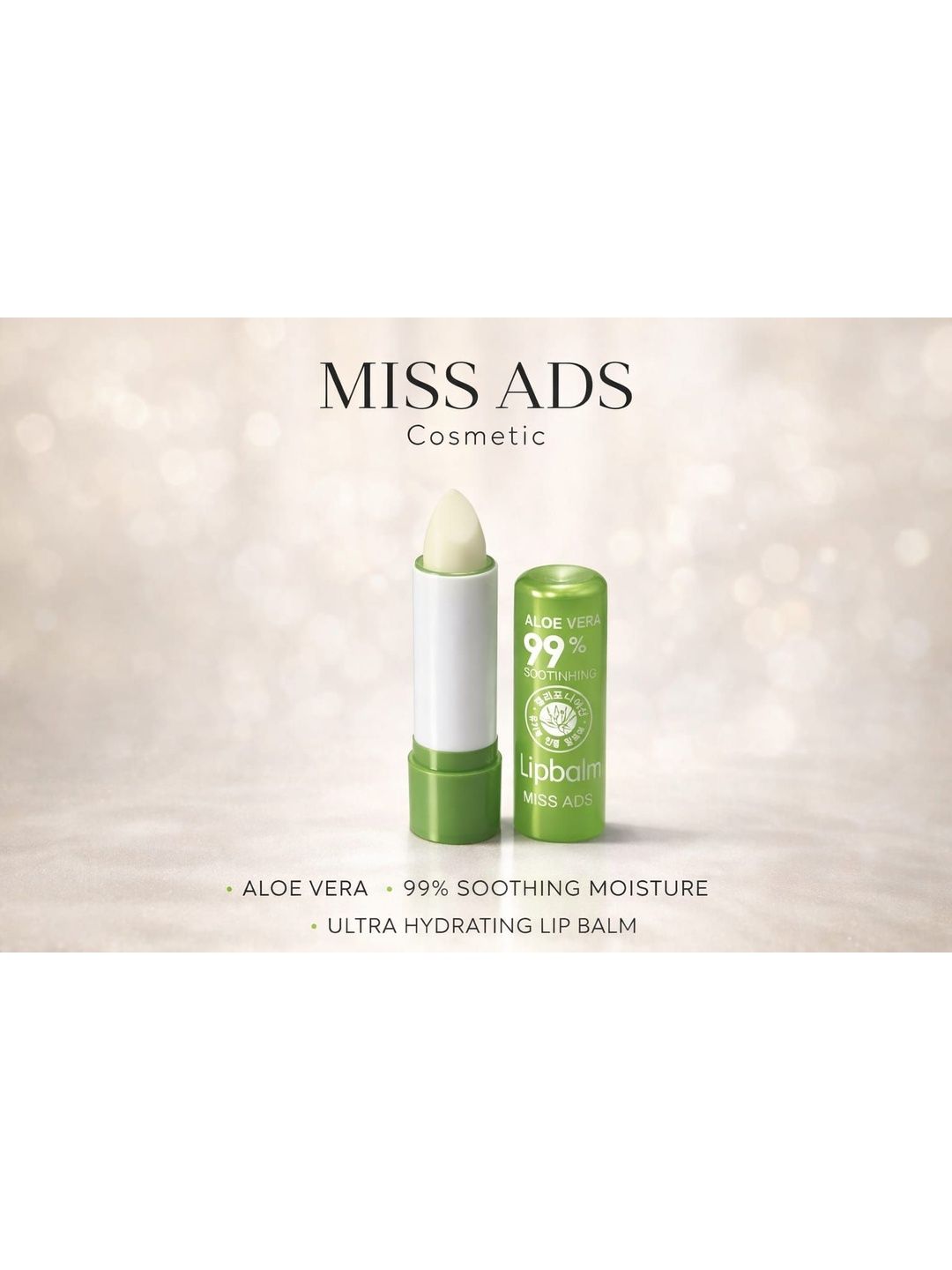 MISS ADS 99% Aloe Vera Hydrating Lip Balm - 15 g-image-41