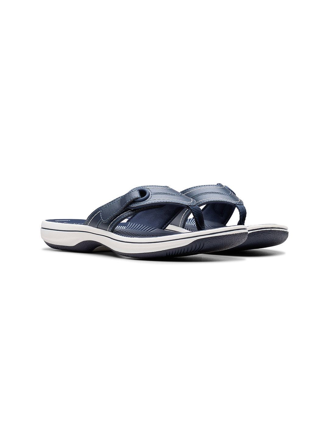 Clarks Women Open Toe Flats with Bows-image-20