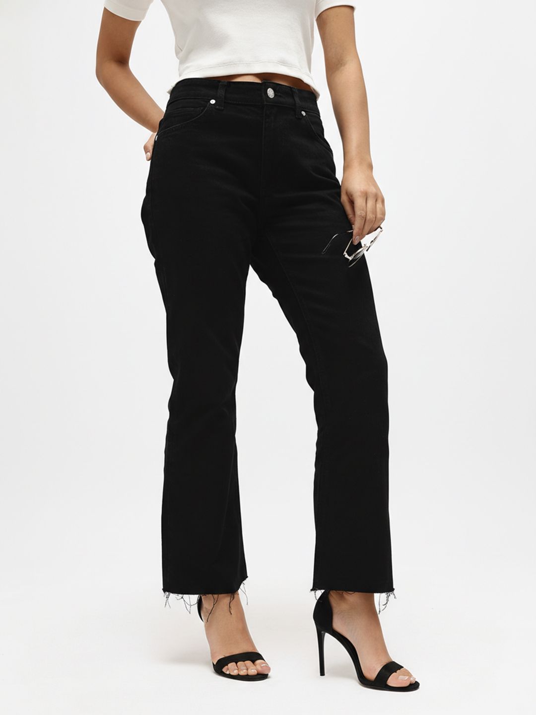 MANGO Women SHE SIENNA Straight Fit Mid-Rise Jeans-picture-23