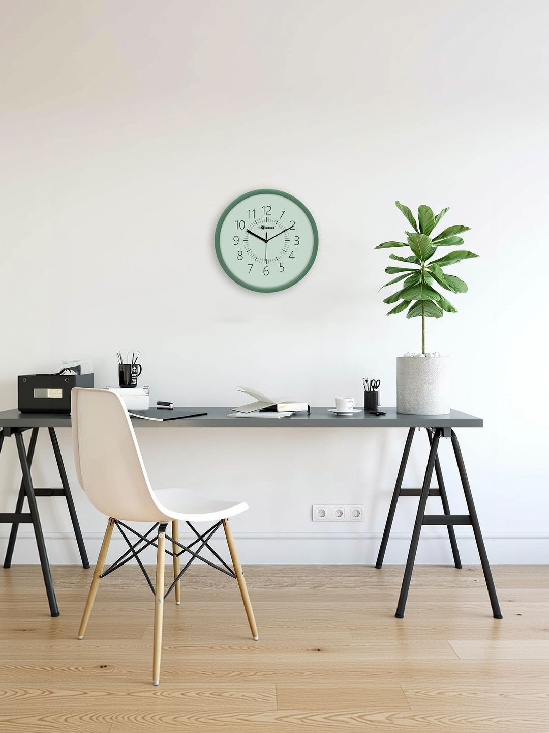 bosco Green & Green Wall Clock-image-34