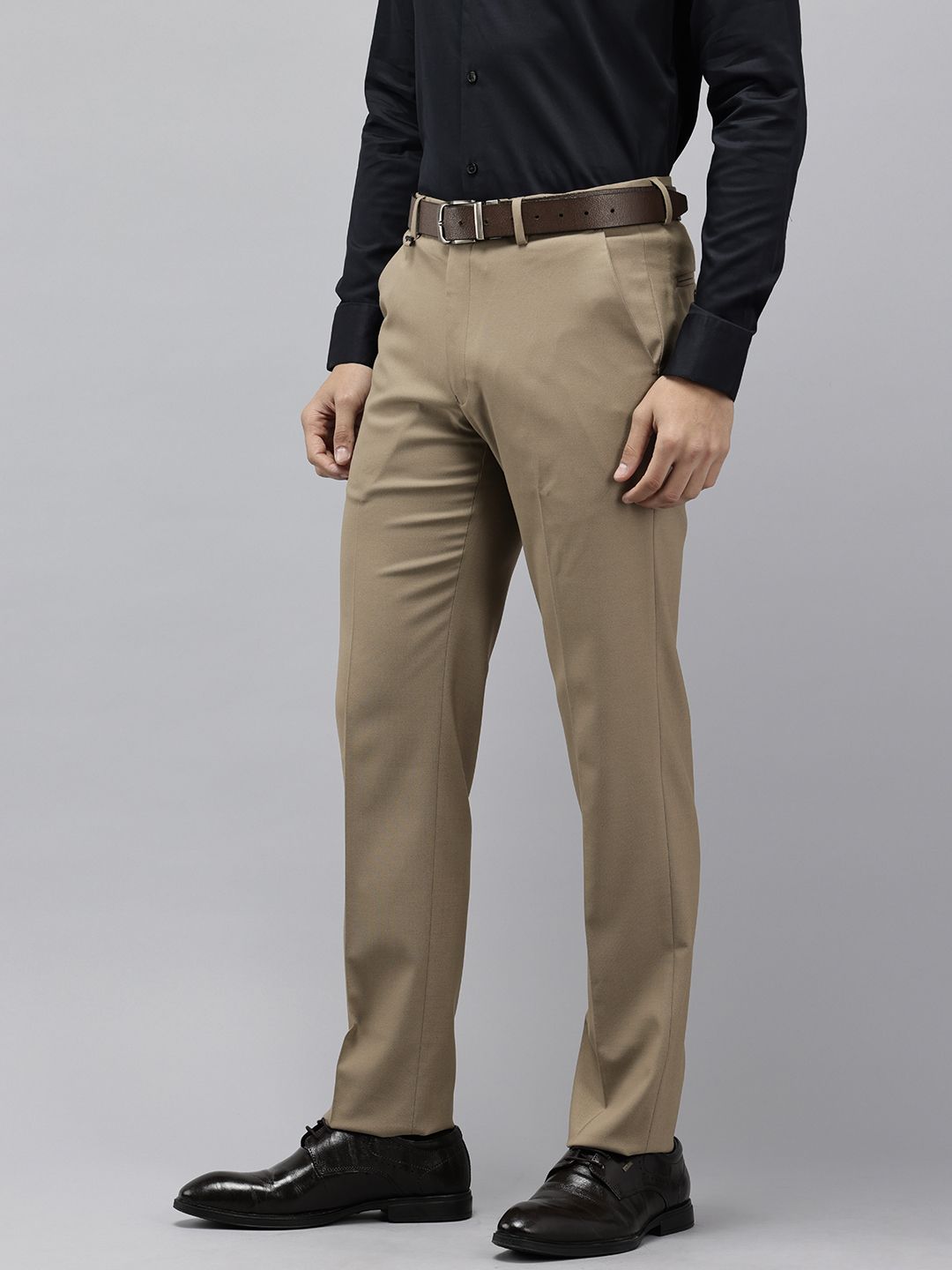 Van Heusen Men Slim Fit Formal Trousers-picture-31