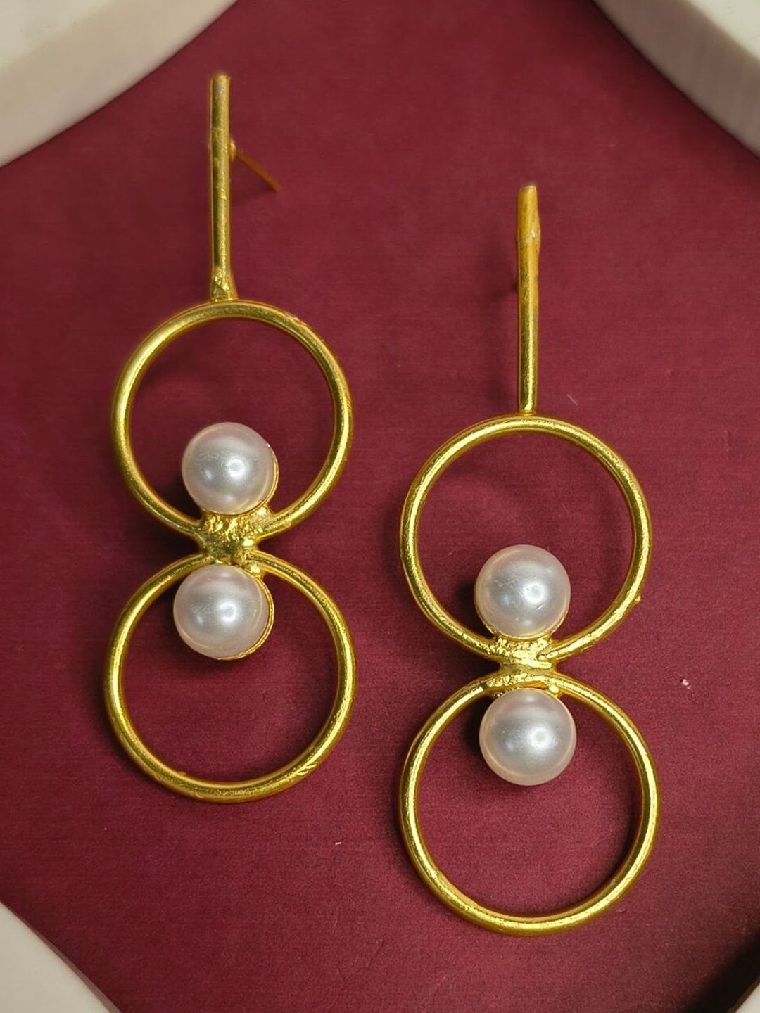 Sparkly You Geometric Drop Earrings-image-11